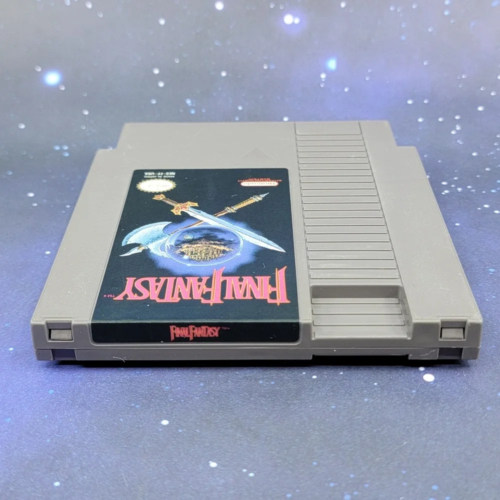 Final Fantasy Nintendo NES Original Gray Cartridge Video Game NES-FF-USA 1990